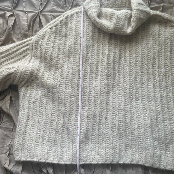 Free people cowl neck chunky sweater - Picture 6 of 7